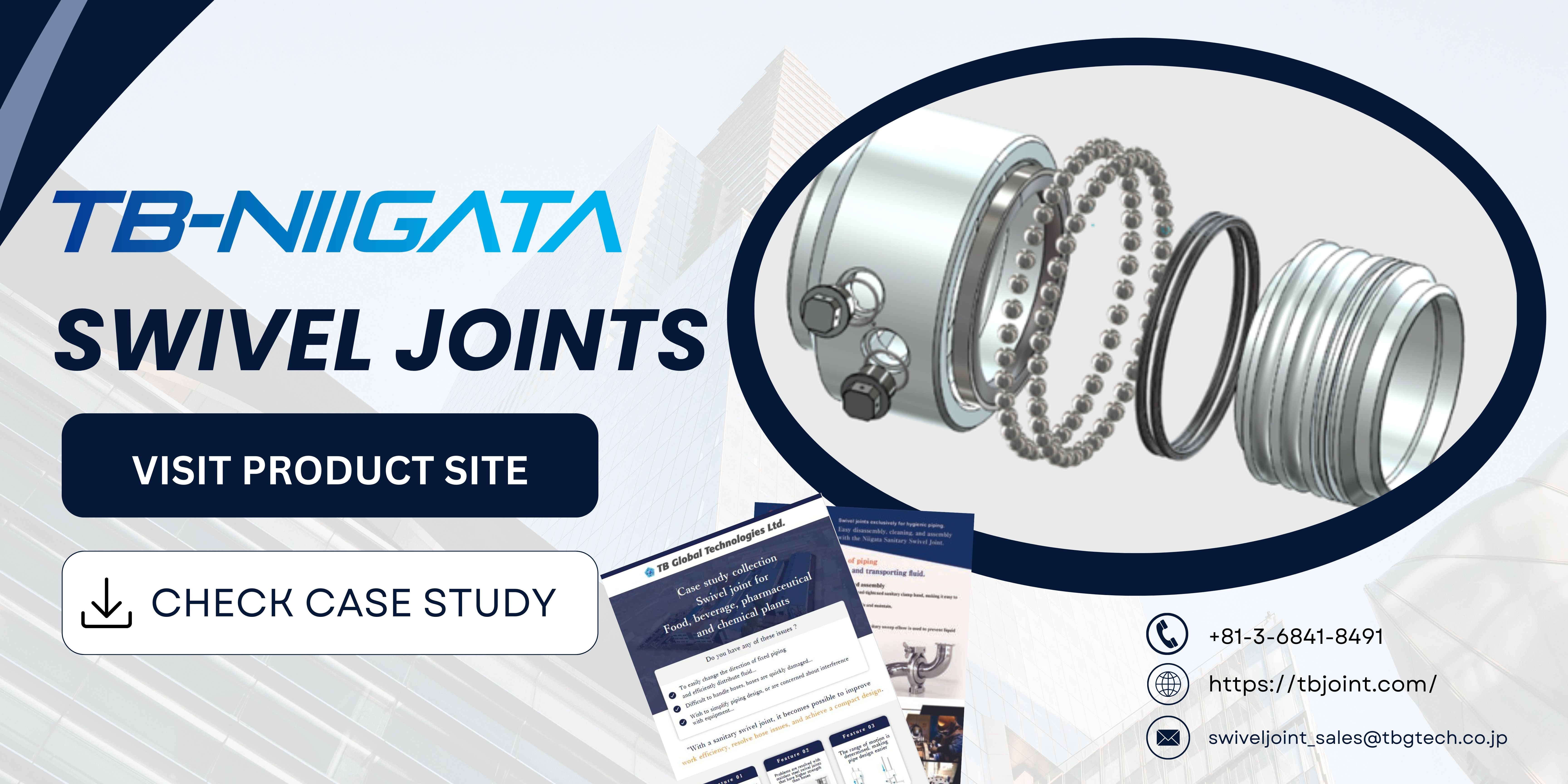 TB-Niigata swivel joints